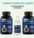 Man Power Capsule & Oil Combo – 1 Month Pack
